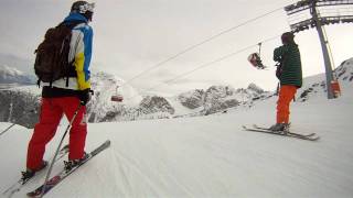 Go Pro HD Axamer Lizum I Ski [upl. by Ilek]