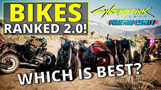 All Bikes Ranked Worst to Best in Cyberpunk 2077 20 [upl. by Namso]