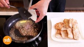 Kochen mit Globus  Malzbierschnitzel mit KartoffelStambes [upl. by Titus758]