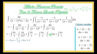 Integral por Fracciones Parciales  Ejercicio N°3  Parte 2 [upl. by Wystand]