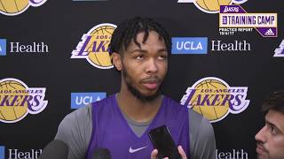 Practice Report Brandon Ingram 10617 [upl. by Mirella]