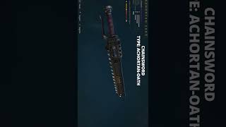 ALL CHAINSWORD WEAPONS– warhammer40k spacemarine2 videogames gaming warhammer40000 [upl. by Nylaret]