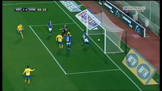 Riise Voley Goal Against Ethnikos Achna 7215 [upl. by Gnouc339]