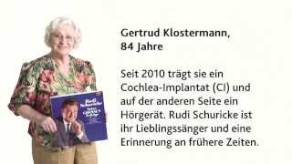 Erfahrungen mit dem CochleaImplantat  Gertrud Klostermann [upl. by Aisenet]