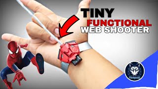 Amazing spiderman 2 tiny web shooter DIY how to make spiderman web shooter DIY EASY WITH TEMPLATE [upl. by Kyriako]