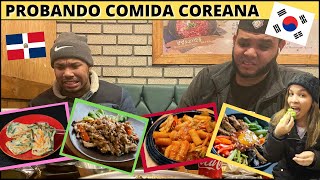 🇩🇴DOMINICANOS PRUEBAN COMIDA COREANA 🇰🇷 POR PRIMERA VEZ😂DOMINICANS TRY KFOOD FOR THE FIRST TIME😮 [upl. by Adnaerb]