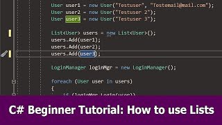 C Tutorial for Beginners  Lists [upl. by Ehrsam]