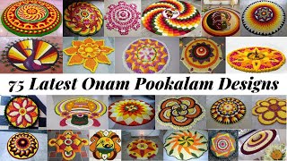 Latest Onam Pookalam Designs  Athapookalam  Simple Pookalam Design  Pookolam 2024  onam [upl. by Avert293]