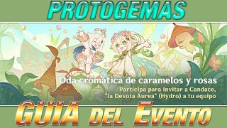 ✅ Oda cromática de caramelos y rosas 🌋Genshin Impact🌋 Guia del evento protoS y CANDACE GRATIS [upl. by Cynthea254]