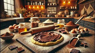 Chocolate Shortcrust Pastry  Italian Recipes [upl. by Lang]