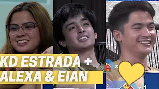 KD Estrada Alexa Ilacad amp Eian Rances chats on PBB October 17 Part 2 [upl. by Arelus3]