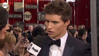 Eddie Redmayne I SAG Awards Red Carpet 2016 I TNT [upl. by Leroi106]