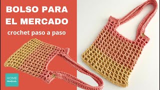 Cómo tejer BOLSO a crochet para el mercado [upl. by Eldon]