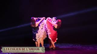 Les Folies de Lamour performing French cancan at the Menagerie [upl. by Aleuname]