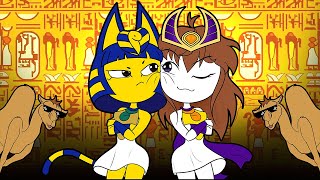 ANKHA Dancing to Camel by Camel Cover by Little V  Animation MEME [upl. by Eyahsal431]