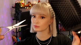 ASMR Hair Cut and Styling 💈🪮✂️ [upl. by Ennagem]