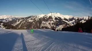 Rauris  Hochalmbahnen Piste 2 HochalmHeimalm [upl. by Ativet]