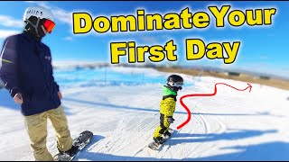 LEARN TO SNOWBOARD IN 10 MINUTES [upl. by Amalie]