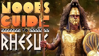 NOOBS GUIDE to RHESUS  A TOTAL WAR SAGA Troy [upl. by Ane]