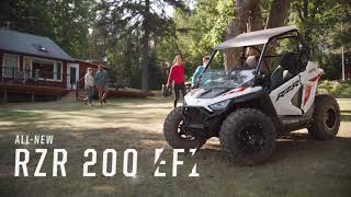 Youth RZR 200 EFI Launch Video  Polaris Off Road Vehicles [upl. by Nodnal]