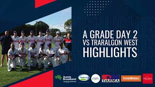 CLV A Grade Round 5  Traralgon Imperials vs Traralgon West Day 2 Highlights [upl. by Richey771]