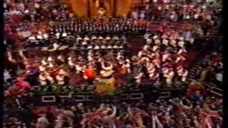 Bryn Terfel sings quotRule Britanniaquot at Last night of the Proms 100th Season 1994 [upl. by Norra803]