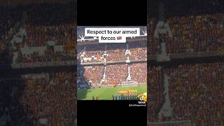 Wolves fans respecting armed forces 🫡🇬🇧 respectshorts respectmoments armedforces football [upl. by Havstad]