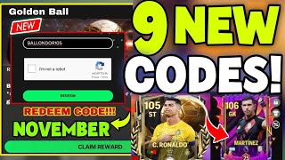 💥NEW💥GLITCH IN BALLOON DOR EVENT EA FC MOBILE CODES FOR COINS 2024  FC MOBILE REDEEM CODES TODAY [upl. by Norred479]