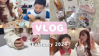 【vlog】母と子２人暮らしの日常🎀日用品の購入品パンケーキ🥞ディズニーストア🍓インフルエンザB型母子家庭Days🫶 [upl. by Arutnev577]