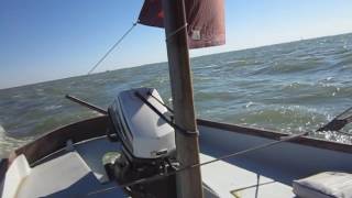 Drascombe Lugger on Lake Erie [upl. by Aliuqet]