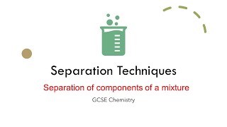 Separation of components of a Mixture GCSE IGCSE Chemistry [upl. by Resay801]