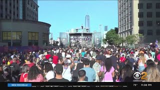 Jersey City comes alive with dancing and fireworks this 4th of July [upl. by Nollaf4]