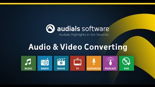 Audials 2016 in 120 Seconds Audio amp Video Converting [upl. by Eneleahcim]