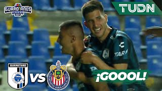 ¡A lo Borguetti Que gol de Gallos  Querétaro 21 Chivas  Torneo Guard1anes 2021 Liga Mx  TUDN [upl. by Oenire]