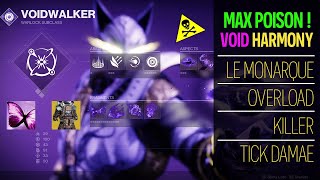 Poison Butterfly Le Monarque Ultimate Build Void 30 Warlock Build  Destiny 2  Season 18 [upl. by Clippard]