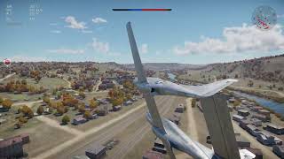 F82 Twin Mustang Strafing Trains  War Thunder [upl. by Ennayrb]