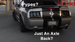 3v Mustang Pypes Violator Axle Back Full Unboxing amp Review [upl. by Yltneb]