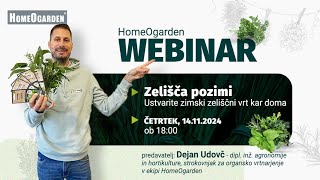 Vse o vzgoji zelišč HomeOgarden webinar [upl. by Enamrej]