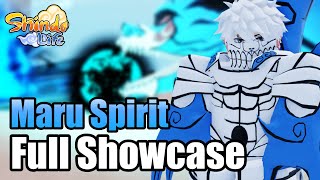 Gen 3 Maru Spirit FULL Showcase Shindo Life  Shindo Life Tailed Spirit Showcase [upl. by Naeroled]