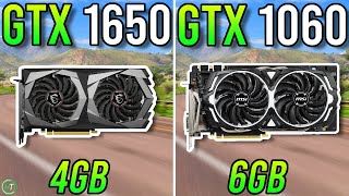 GTX 1650 4GB vs GTX 1060 6GB  Big Difference [upl. by Britte]