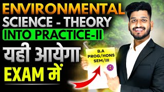 Environmental Science Theory into Practice  II  BA ProgHons Semester 3rd Imp Ques with Ans [upl. by Manuel]