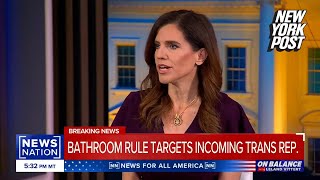 Rep Nancy Mace says she’s getting threats over Sarah McBride trans bathroom bill [upl. by Elexa]