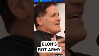 Mark Cuban Elon has ARMY of BOTS [upl. by Waylen728]