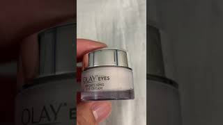 OLAY EYE BRIGHTENING EYE CREAM REVIEW [upl. by Jamilla]