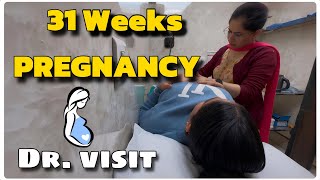 31 WEEKS PREGNANCY Checkup And Test  THIRD TRIMESTER  Pregnancy Journey And Tips [upl. by Relly722]