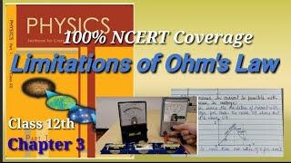 Limitations of Ohms Law  Class 12th  Physics  Chapter 3  Part 5 [upl. by Riggins]