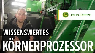 Wissenswertes  Ausbau des Körnerprozessors  John Deere Feldhäcksler [upl. by Chong]