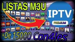 IPTV Más listas M3U para tu Smart Tv Android [upl. by Slayton713]