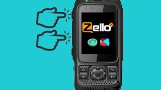 ZELLO App How to use Dual PTT젤로폰젤로닷컴 [upl. by Mashe67]