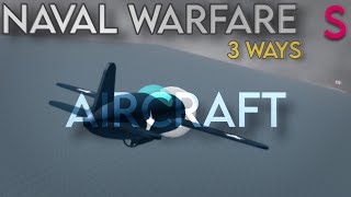 Naval Warfare  3 ways to use planes  Roblox NEW [upl. by Giorgia]